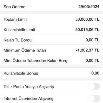 Garanti Bankası Kredi Kartı