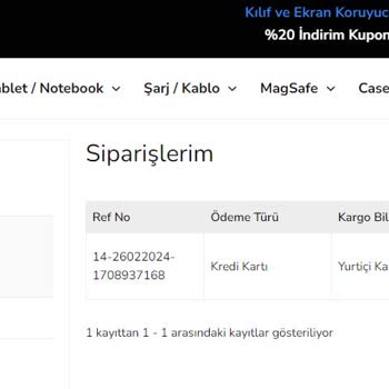 Spigen Ön Siparişli Ürün Temini