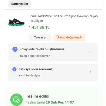 Hepsiburada İade Edilen Ürünün Para İadesi