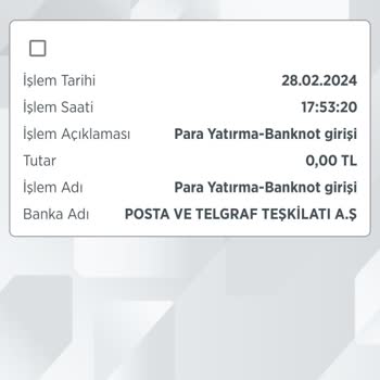 Ziraat Bankası Ziraat Kartımla Para Yatırırken PTT ATM'si Parayı Yuttu