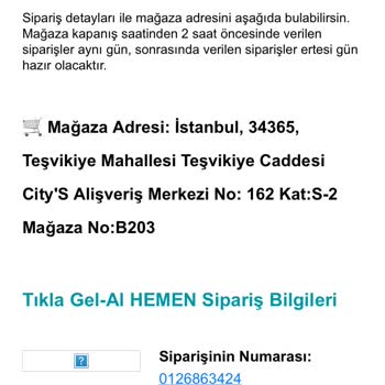 Tıkla Gel Al'la Aldığım Watsons Siparişim Ürün Satıldı Diye İptal Oldu