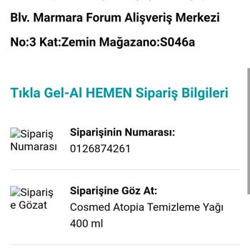 Watsons 99₺ Tıkla Gel Al