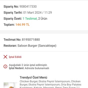 Trendyol Hem Ürünü Vermediler Hem De Paramı Geri Vermediler