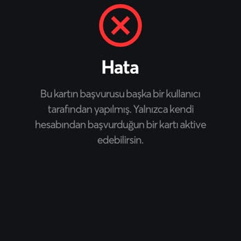 Papara Kartım Başkasının Gözüküyor