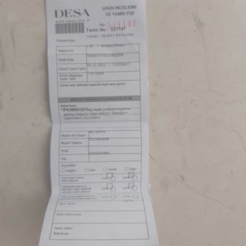 Desa Acil Dönüş İstiyorum