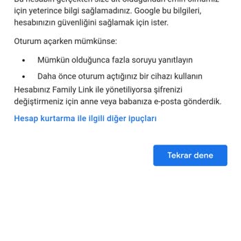 Gmail Mail Kurtarma Yardımı