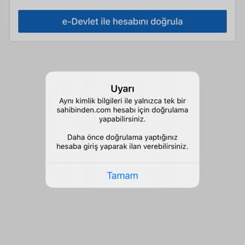 Sahibinden E Devlet Onay