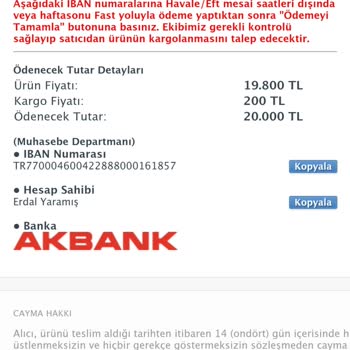 E-ticaret Marka Taklidiyle Dolandırıcılık Sahte Link Yanıltması