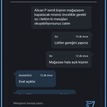 GameSatış Hesabımın Haksız Yere Kısıtlanması Ve Canlı Destek Kötülüğü