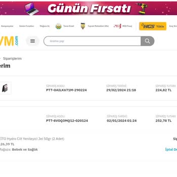 Pttavm.com Ürünlerimi Göndermemesi