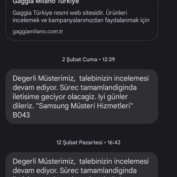 Samsung Hediye Ürünü Göndermiyor