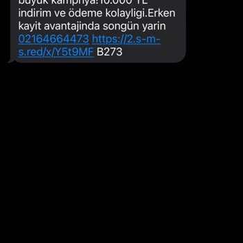 Amerikan Kültür Yabancı Dil Kursları İzinsiz Mesaj Gönderimi