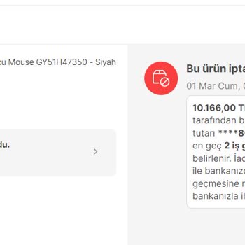 Hepsiburada Siparişimi Usulsüzce İptal Etti