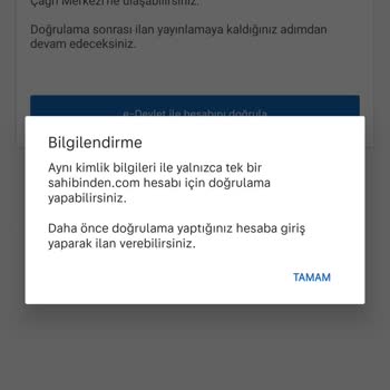 Sahibinden E Devlet Hatası
