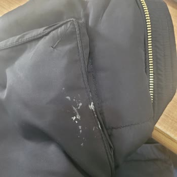 Mavi Marka Siyah Şişme Mont