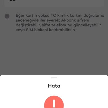 Akbank Mobil Bankacılık Şifre İşlemleri