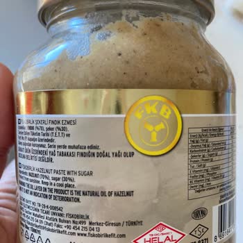 Fiskobirlik Fındık Ezmesi Bozuk