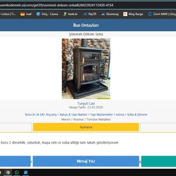 Sahibinden.com Çözüm Sunmadı