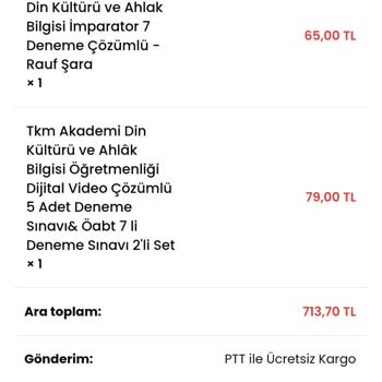 Kitaplar Gelsin (kitaplargelsin.com) Sipariş İptali Ve İletişim Sorunu