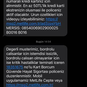 Metlife Sigorta İsteğim Dışında Yapılmış