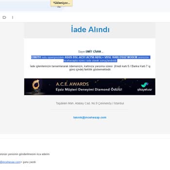 İncehesap.com Değişim Ya Da Tamir Yapmıyor