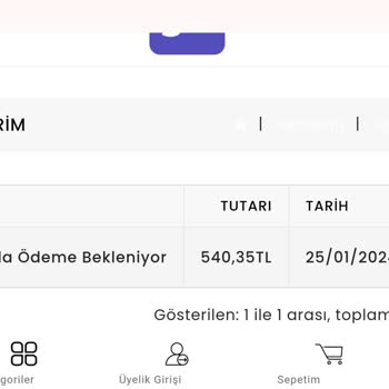 Geldimarket Siparişim 1 Aydan Fazla Zamandır Kargo Edilmedi
