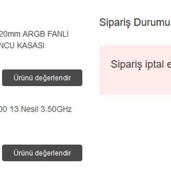 Vatan Bilgisayar Müşteriye Karşı Adaletsiz Tutumu!