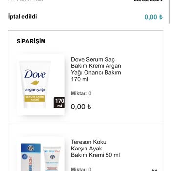 Watsons Siparişlerimi Kafasına Göre İptal Ediyor