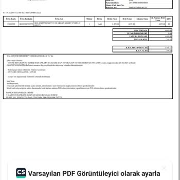 2 Gün Önce Aldığım SEG TV İçin Tozlandığı İçin Ücret İstiyorlar