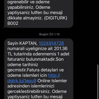 Digiturk'ün Alt Bayisi Turkcell Firmasını Ortaya Atarak Yalan Söyledi.