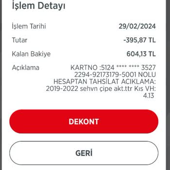 Ziraat Bankası Hesaptan Bilmediğim Tahsilat Çekildi