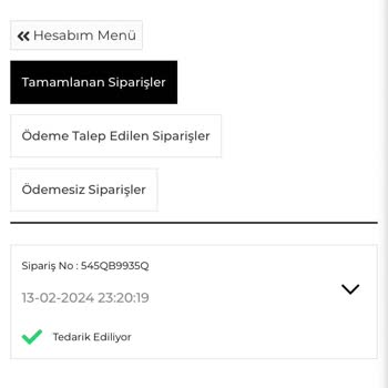 Tcherchi Tedarik Süresi Geçti Ürün Gelmedi