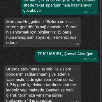 Armada Saat Pahalı Saatlerde İade Alınmaması