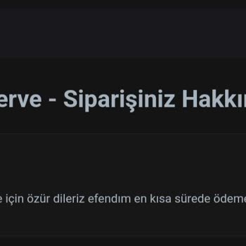 Sefamerve Ücret İadesi Sorunu
