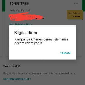 Garanti Bankası Kredi Kartımın Minimum Ödemesini Yapmama İzin Vermiyor