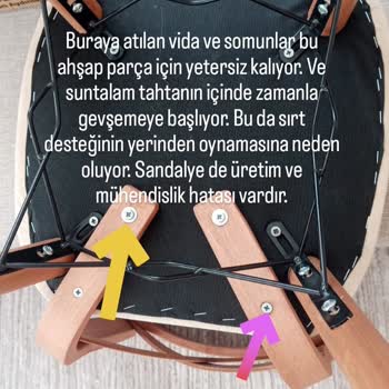 Vivense/ Sandalyeler Pişman Etti.