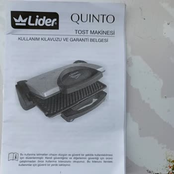 Lider Savio Ev Aletleri Lider Marka Tost Makinesi