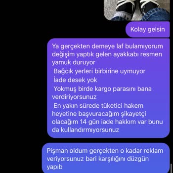 Sneakerslife.tr Kalitesiz Ürün Ve İlgisiz Hizmet Deneyimi