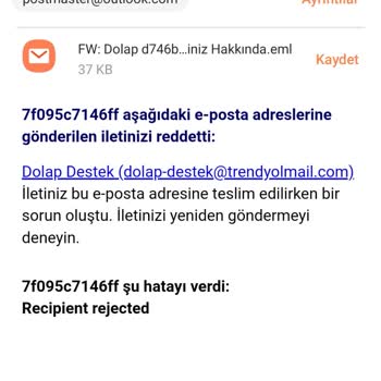 Dolap Uygulamasın Dan Şikayetçiyim