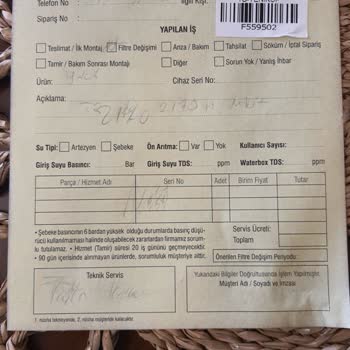 Waterbox Su Arıtma Cihazı İlgisizliği