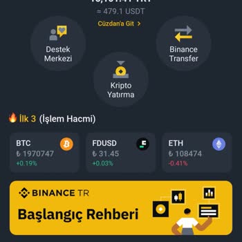 Binance TR Eski Ekran Görünümüne Geçemiyorum