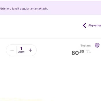 Gratis Stoğu Görünen Ancak Satın Alınamayan Ürünler