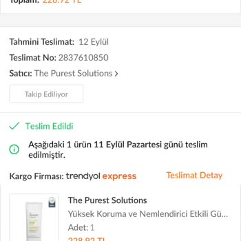 The Purest Solutions The Purest Bozuk Güneş Kremi