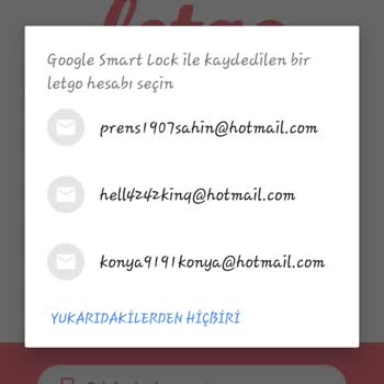 Letgo Bir Hesap Yüzünden Bütün Hesapları Engelliyor.