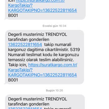Sürat Kargo Mersin Pozcu Şubesi Pişmanlığı