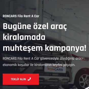 RonCars Filo Rent A Car 40 Bin Ödeme Yaptım