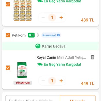 Trendyol Taksit Yapmıyor Hayvan Mamalarında Taksit Seçeneği Çıkmıyor