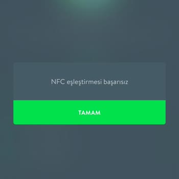 TEB NFC Özelliği Başarısız