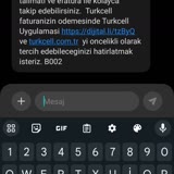 Turkcell'den Gelen Borç SMS'i Hakkında