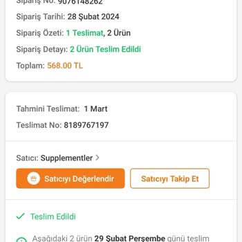 Aras Kargo Teslim Edildiği Gösterilen Ürünün Teslim Edilmemesi
